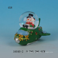 Lovely Santa design 45MM resin mini snow globe